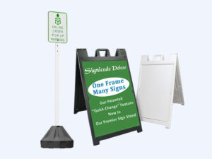 Exterior Sign Stands