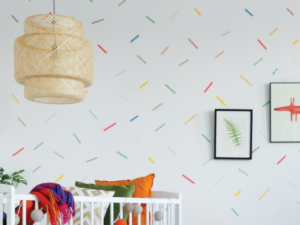 General Formulations 226 WALLMARK® 6.0 mil matte white vinyl Clear repositionable wall adhesive