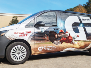 General Formulations 813 AUTOMARK™ CAST 1.3 mil gloss clear UV laminate Clear permanent adhesive - Image 2