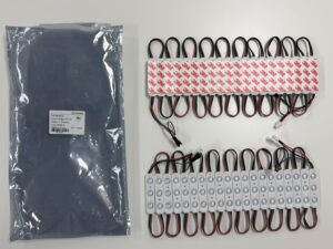 3-LED RGBI Modules 0.72W, DC12v, IP65 100/bag - Image 4