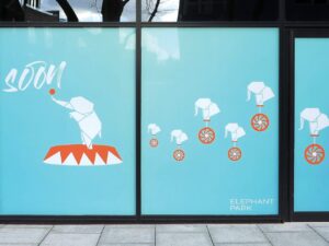 General Formulations 365OPAE 3.0 mil gloss white vinyl Grey permanent opaque adhesive with Air Egress